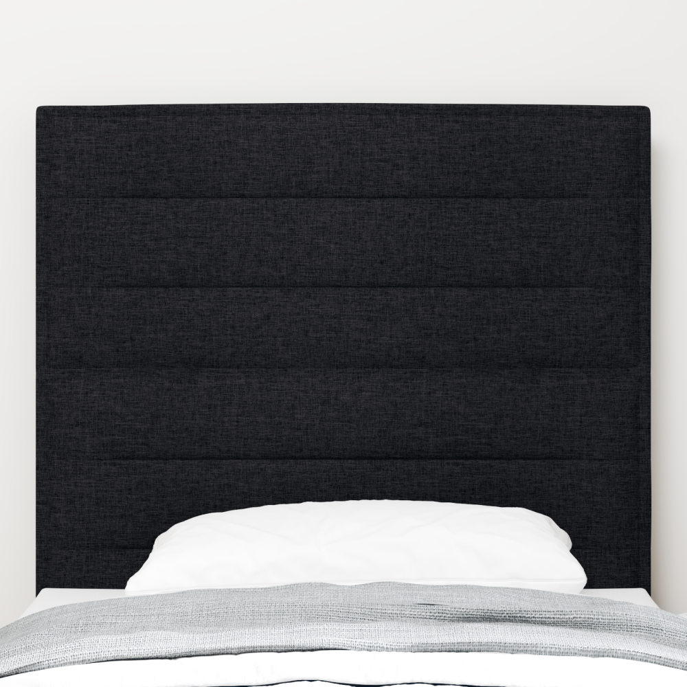 Produktbild för LED huvuddyna med LED-ljusslingor Svart 80 cm tyg