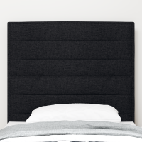 Produktbild för LED huvuddyna med LED-ljusslingor Svart 80 cm tyg