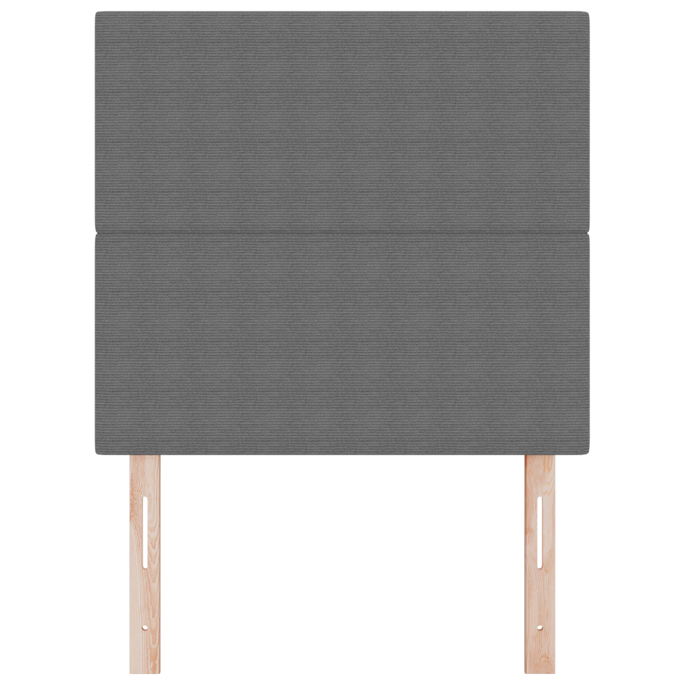 Produktbild för LED huvuddyna med LED-ljusslingor Ljusgrå 90 cm Kordread tyg