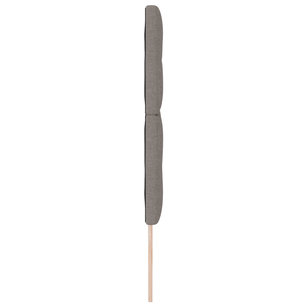 Produktbild för LED huvuddyna med LED-ljusslingor Taupe 144 cm tyg