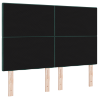 Produktbild för LED huvuddyna med LED-ljusslingor Grön 144 cm Sammet