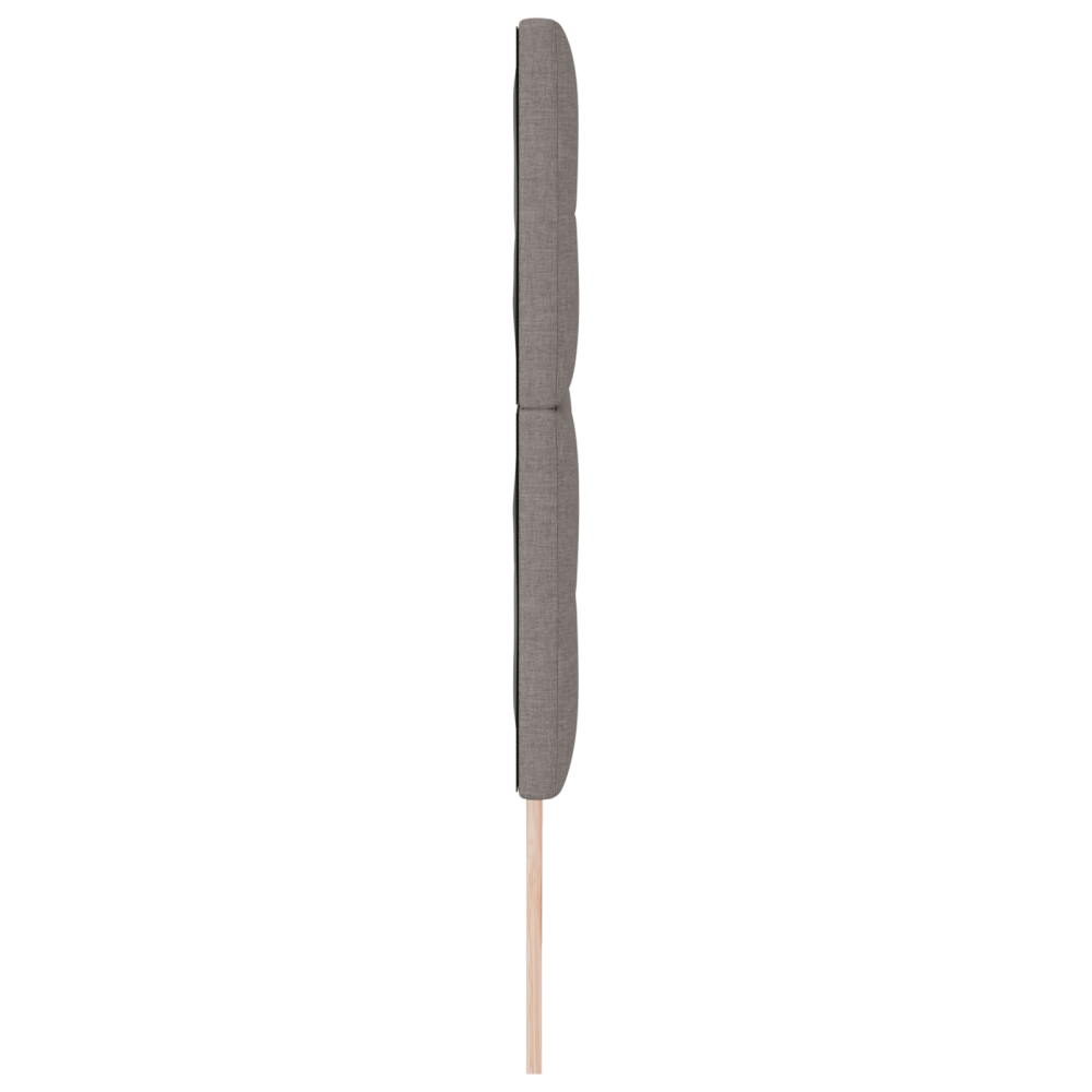 Produktbild för LED huvuddyna med LED-ljusslingor Taupe 180 cm tyg
