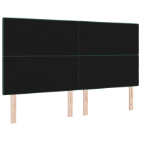 Produktbild för LED huvuddyna med LED-ljusslingor Grön 180 cm Sammet