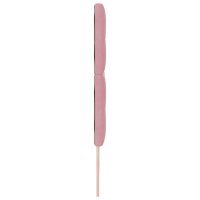 Produktbild för LED huvuddyna med LED-ljusslingor Rosa 180 cm Sammet