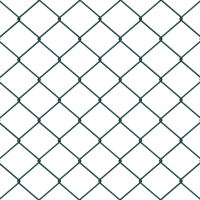 Produktbild för Länkfence med betongbas 10 x 1,4 m PVC-belagda stål Grön Mesh
