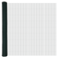 Produktbild för Hexagonalt staket markfäste 50 x 1,5 m PVC-belagda stål Grön