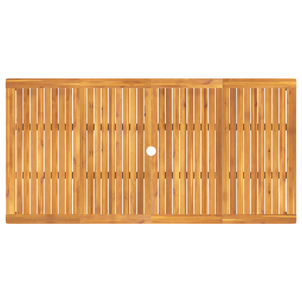 Produktbild för Trädgårdsmöbelset 9 pcs Brun Massivt Akaciaträ