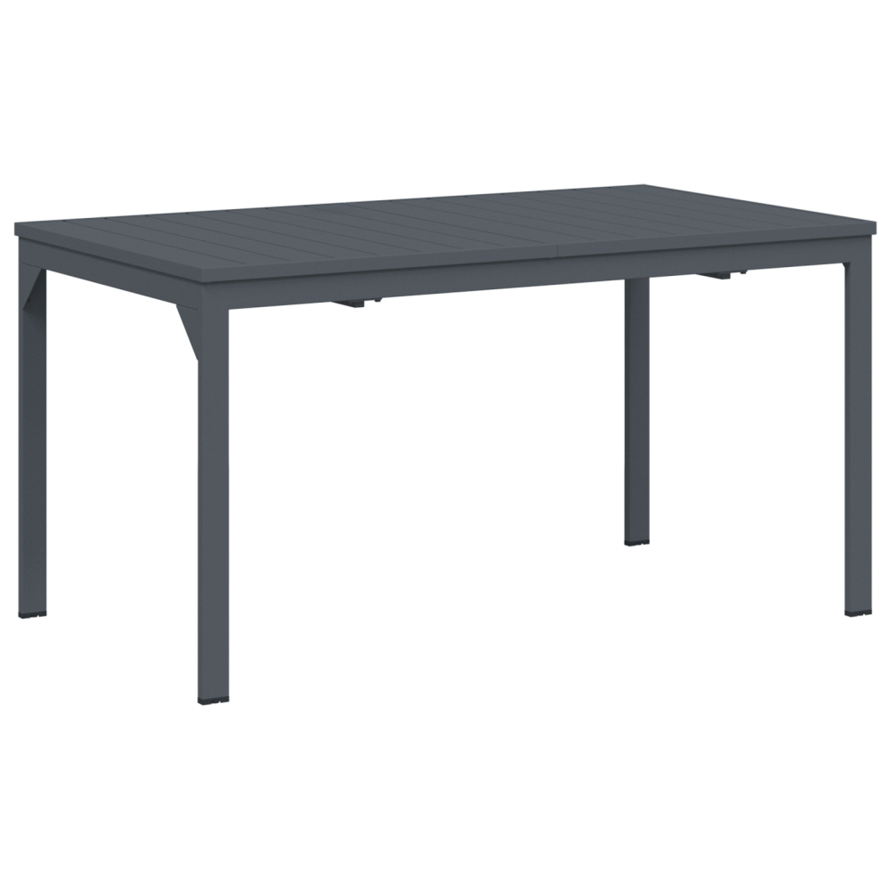 Produktbild för Trädgårdsmöbelset 7 pcs Svart konstrotting