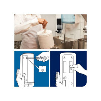 Produktbild för Dispenser TORK S4 tvål/handspr arm svart