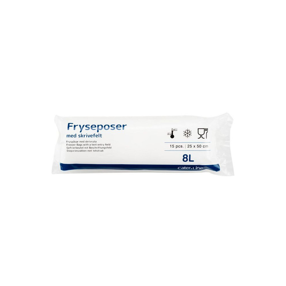 Produktbild för Fryspåse LDPE 8L 36my 15/rl
