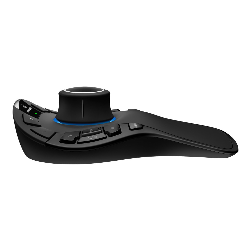 Produktbild för 3Dconnexion SpaceMouse Pro Wireless - Bluetooth Edition - 3D-mus - 2.4 GHz, Bluetooth, USB-C