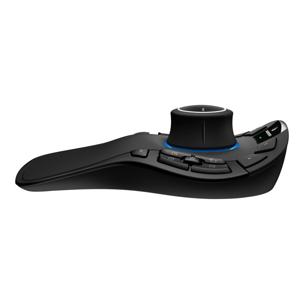 Produktbild för 3Dconnexion SpaceMouse Pro Wireless - Bluetooth Edition - 3D-mus - 2.4 GHz, Bluetooth, USB-C