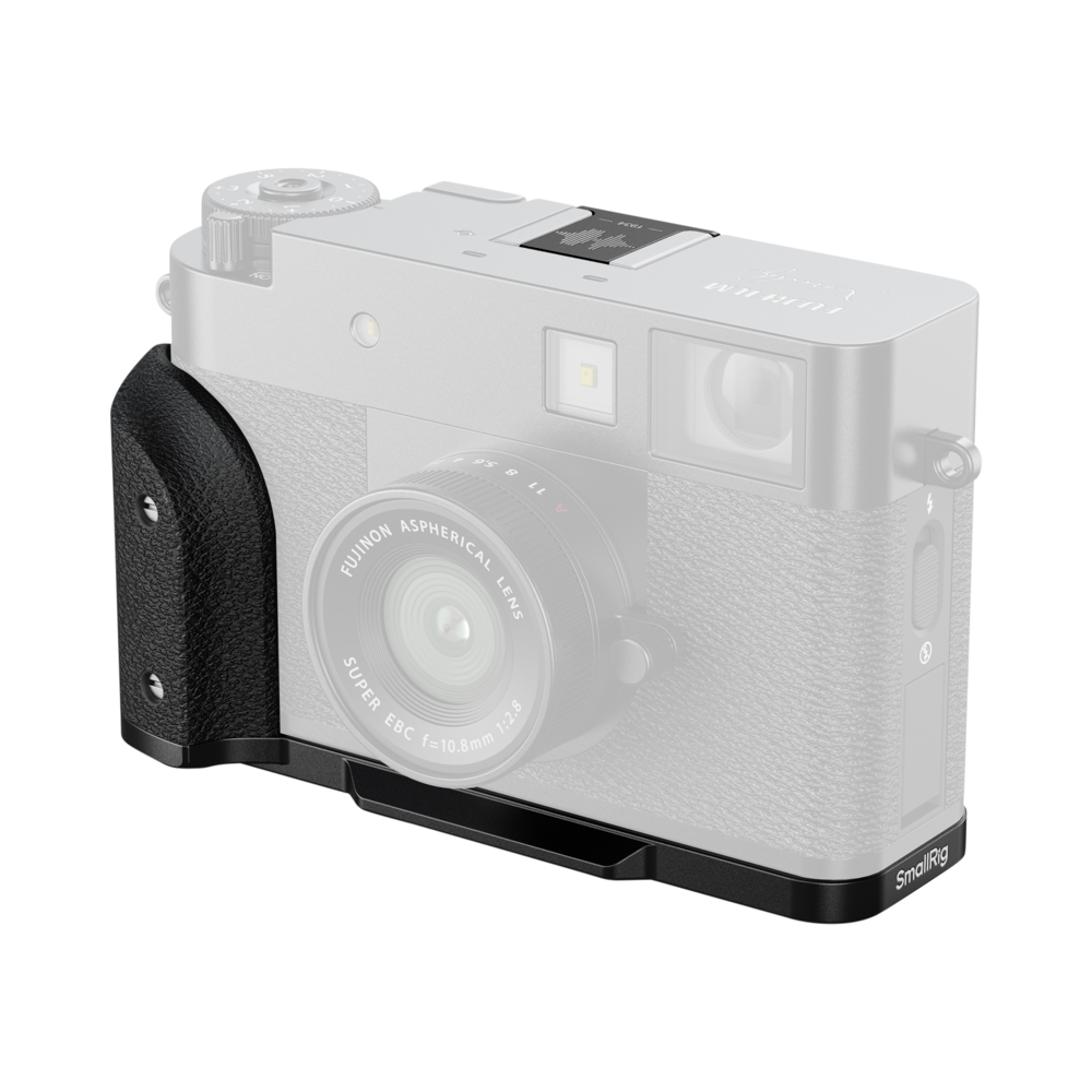 Produktbild för SmallRig 5332 L-Shaped Mount Plate with Silicone Handle for FUJIFILM X half Black