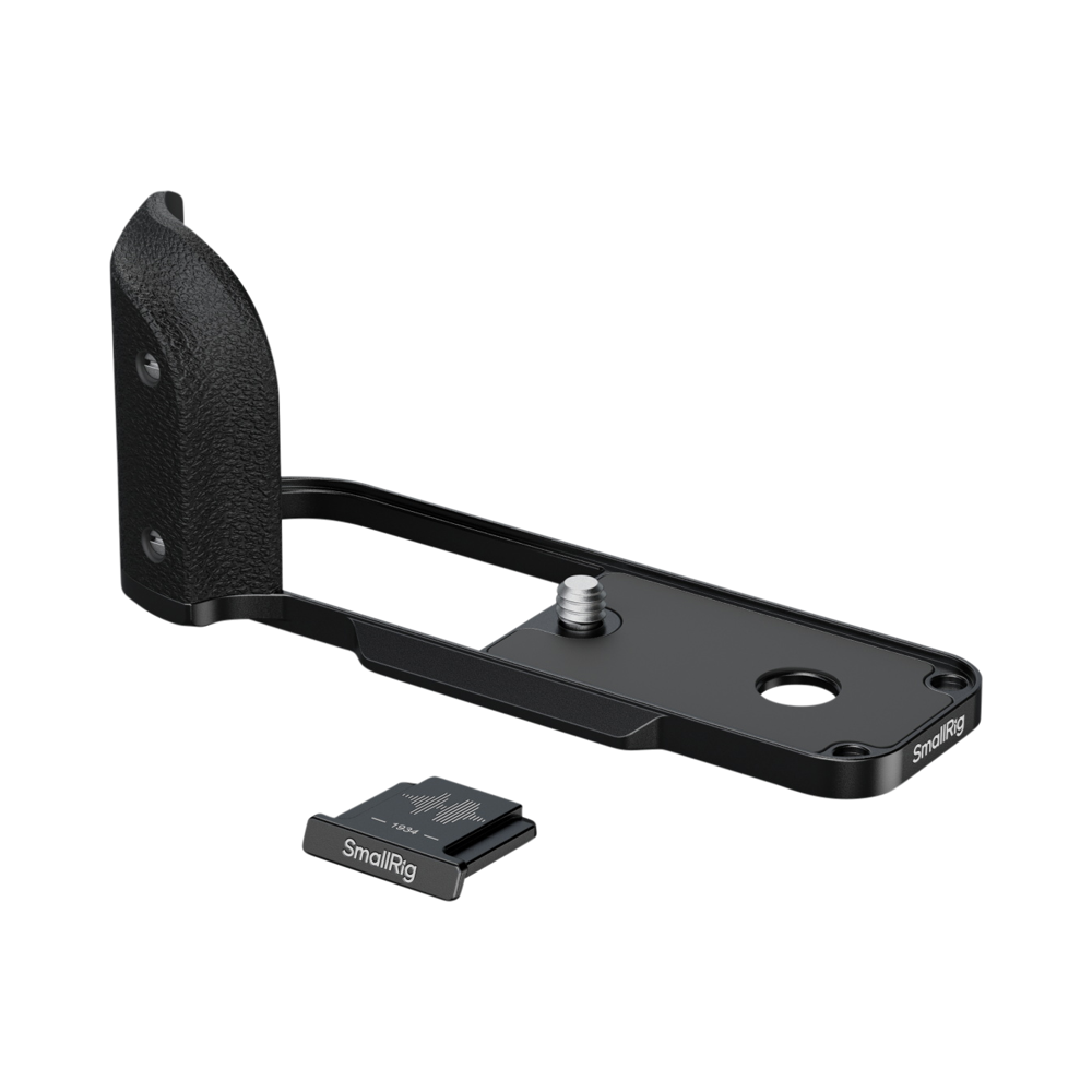 Produktbild för SmallRig 5332 L-Shaped Mount Plate with Silicone Handle for FUJIFILM X half Black