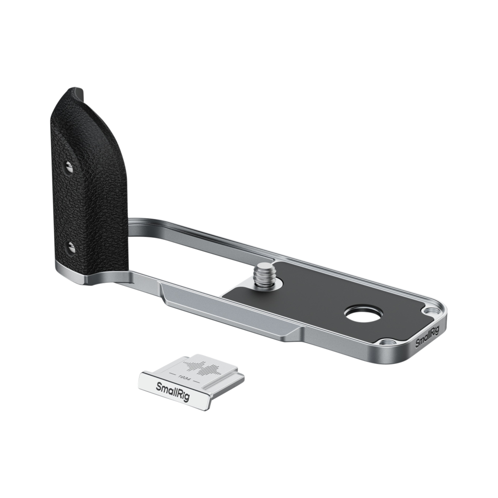 Produktbild för SmallRig 5216 L-Shaped Mount Plate with Silicone Handle for FUJIFILM X half Silver