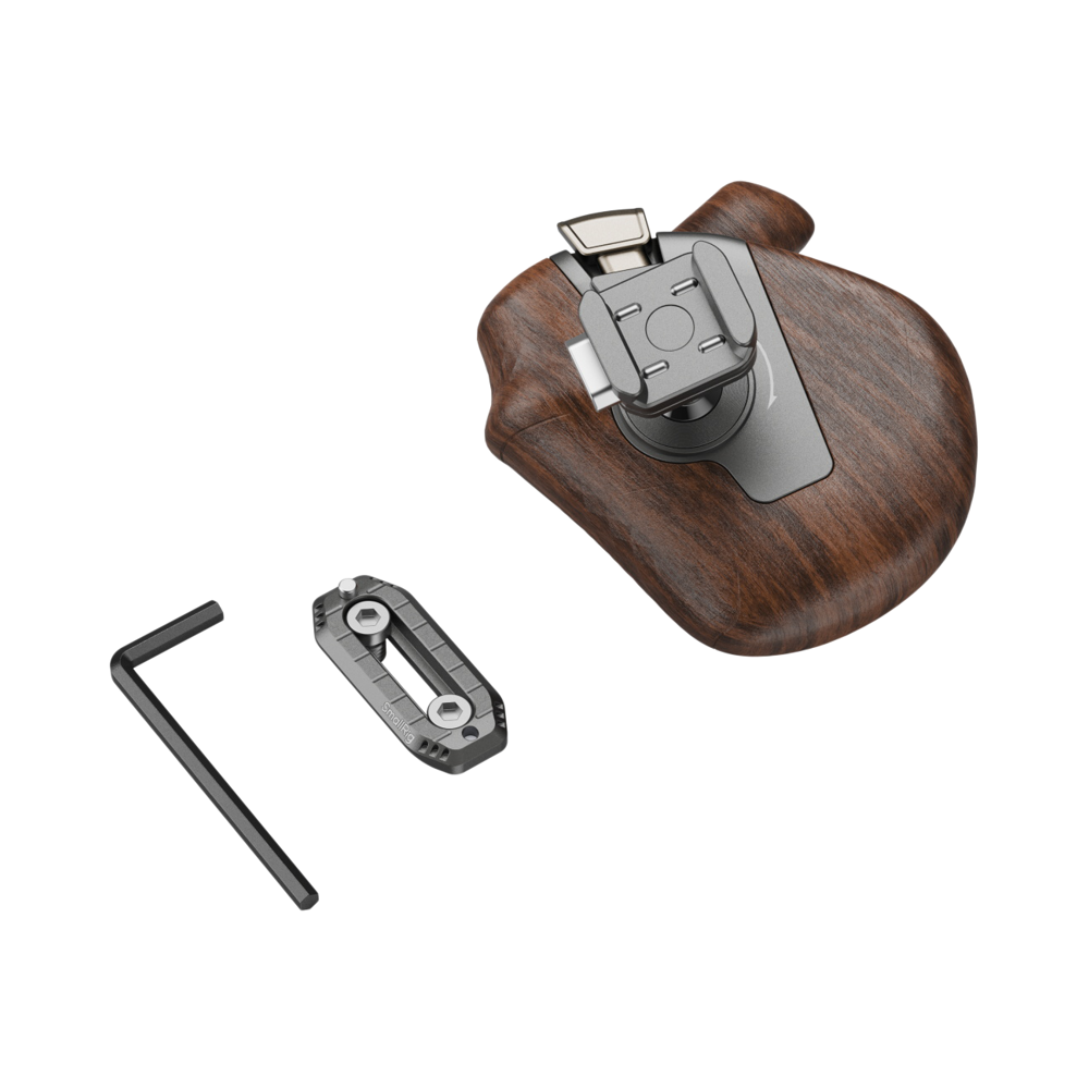 Produktbild för SmallRig 5192 ImageGrip Series Wooden Handle with NATO Clamp (Right Side)