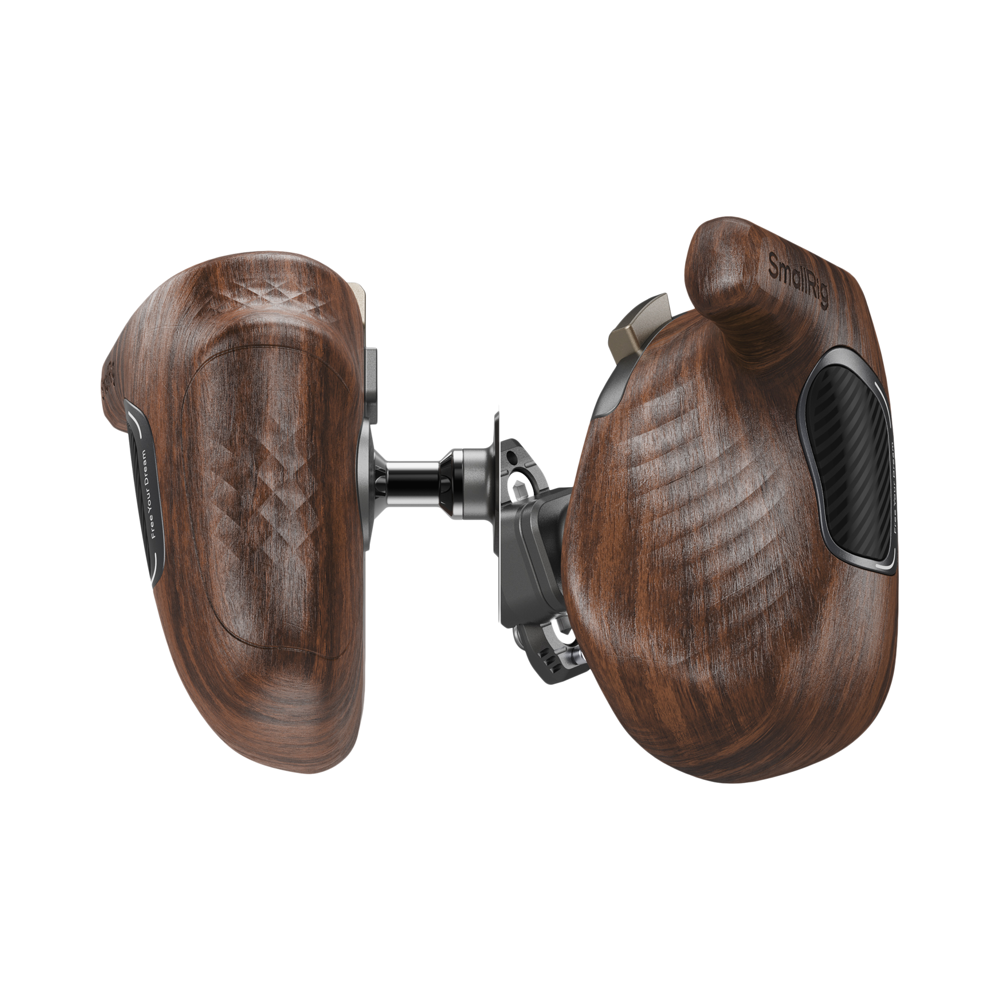 Produktbild för SmallRig 5192 ImageGrip Series Wooden Handle with NATO Clamp (Right Side)