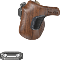 Produktbild för SmallRig 5161 ImageGrip Series Wooden Handle with NATO Clamp (Left Side)
