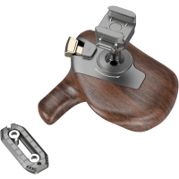 Produktbild för SmallRig 5161 ImageGrip Series Wooden Handle with NATO Clamp (Left Side)