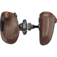 Produktbild för SmallRig 5161 ImageGrip Series Wooden Handle with NATO Clamp (Left Side)