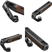 Produktbild för SmallRig 5252 Wooden Top Handle with 1/4''-20 and ARRI 3/8''-16 Locating Screw