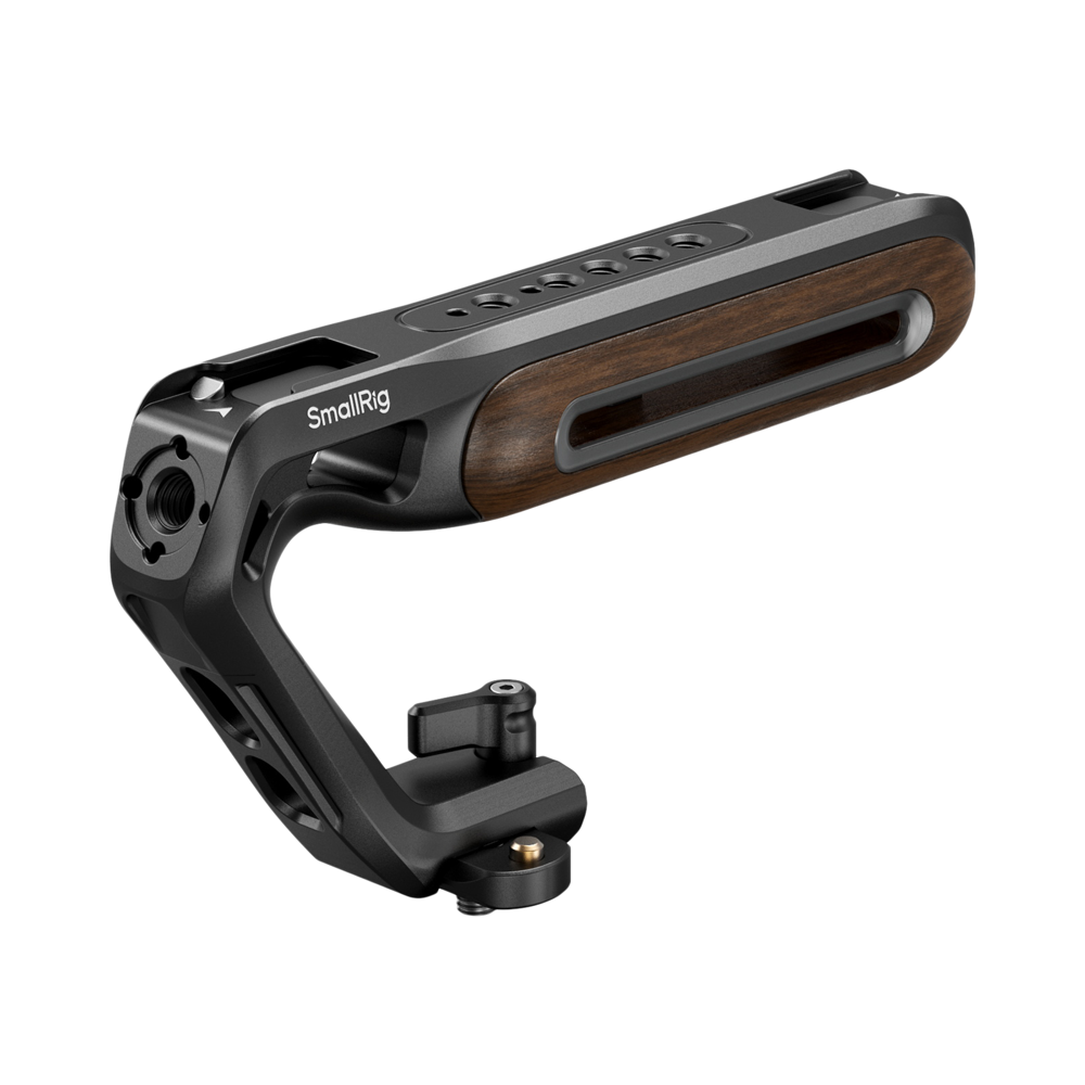 Produktbild för SmallRig 5251 Wooden Top Handle with NATO Clamp