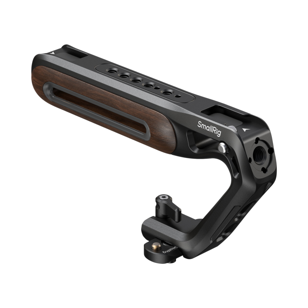 Produktbild för SmallRig 5251 Wooden Top Handle with NATO Clamp