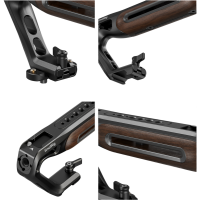 Produktbild för SmallRig 5251 Wooden Top Handle with NATO Clamp