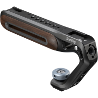 Produktbild för SmallRig 5250 Wooden Top Handle with Cold Shoe Mount