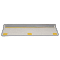 Produktbild för Trappmattor 20 st 65x21x4 cm grå rektangulär kant