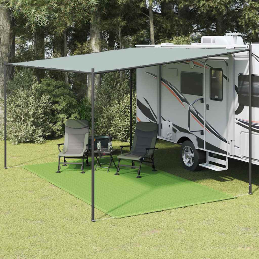 Produktbild för Tältmatta ljusgrön 250x350 cm HDPE