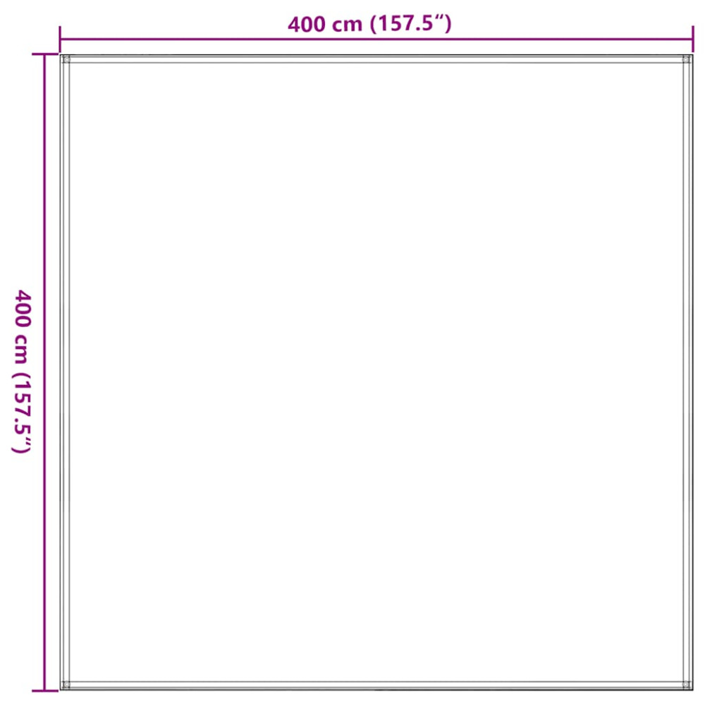 Produktbild för Tältmatta ljusgrön 400x400 cm HDPE