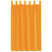 Produktbild för Voile gardiner med öglor 2 st orange 140x175 cm