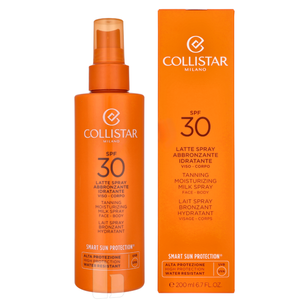 Produktbild för Collistar Tanning Moisturizing Milk Spray Face-Body SPF30 200 ml Unisex