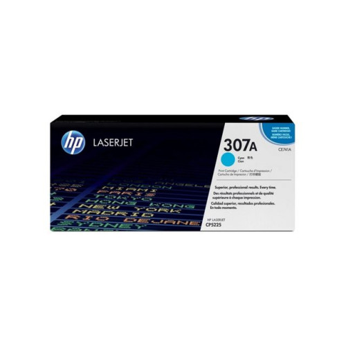 HP Toner HP CE741A 307A 7,3K cyan