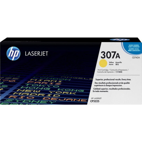 HP Toner HP CE742A 307A 7,3K gul