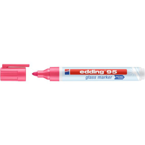 edding Märkpenna glastavla EDDING 95 rosa