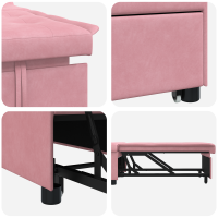 Produktbild för Soffsäng Rosa 194 x 67 x 82 cm Sammet