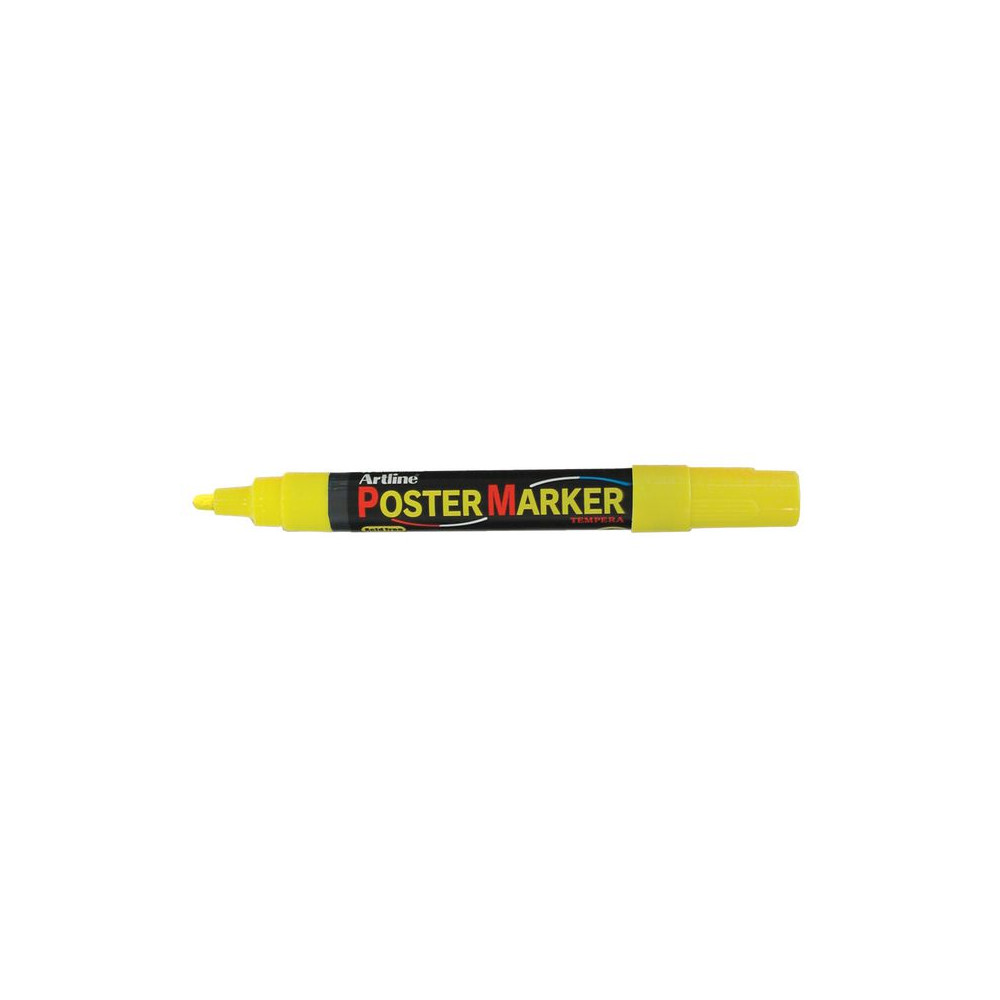 Produktbild för Märkpenna ARTLINE Postermarker 2mm gul