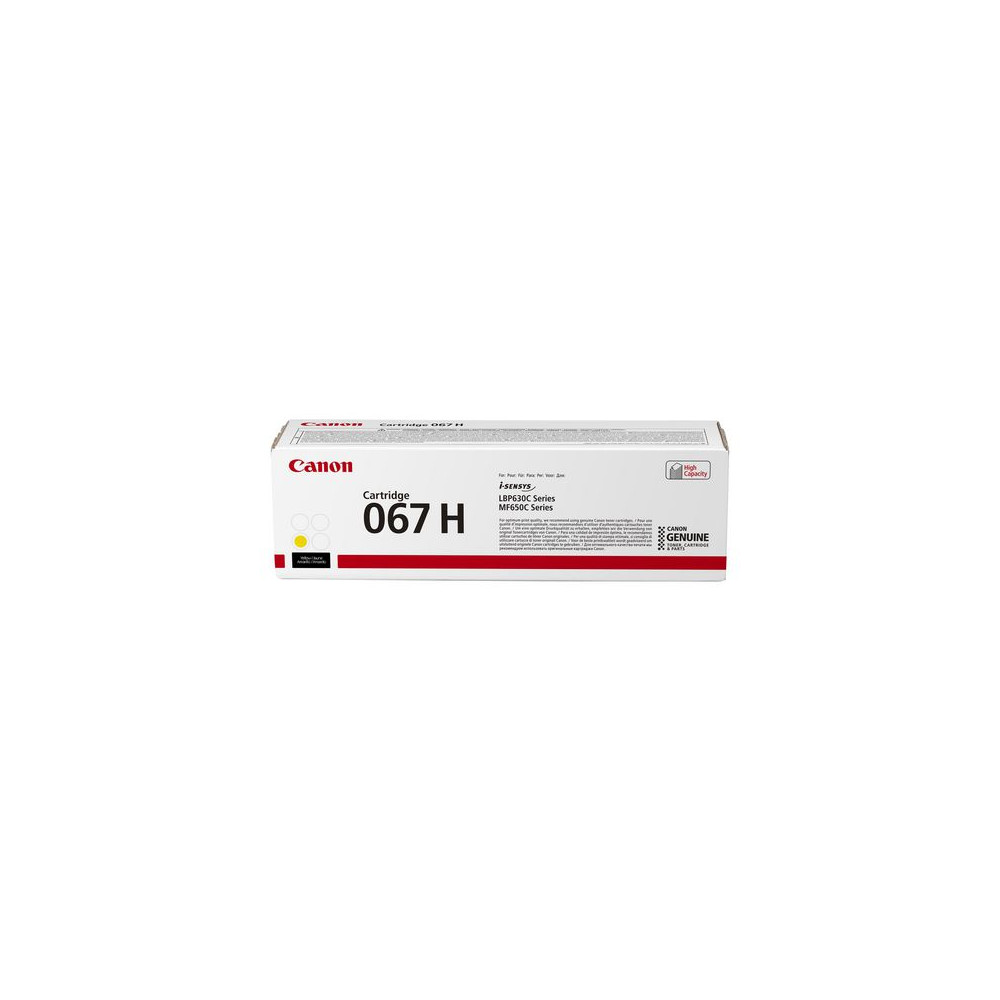 Produktbild för Toner CANON 067H 2,35K gul