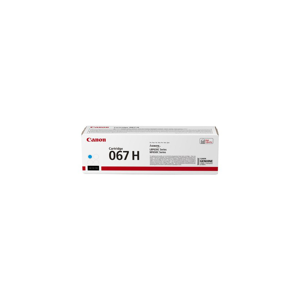 Produktbild för Toner CANON 067H 2,35K cyan