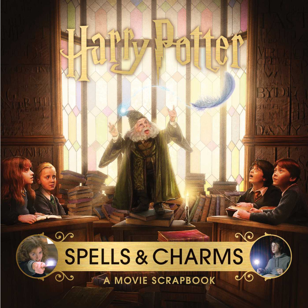 Produktbild för Harry Potter: Spells and Charms: A Movie Scrapbook (inbunden, eng)
