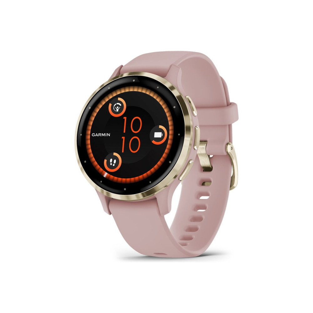 Produktbild för Garmin Venu 3S - puderrosa - smart klocka med band - 8 GB