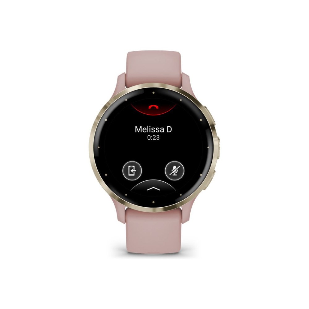 Produktbild för Garmin Venu 3S - puderrosa - smart klocka med band - 8 GB