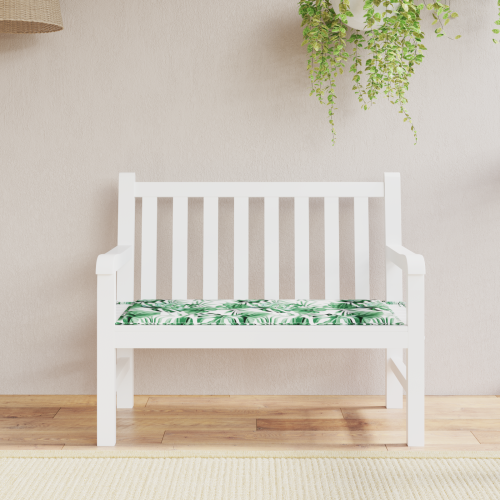 vidaXL Stolskudde Löv Bladmönster 100 x 50 x 3 cm Oxford Tyg