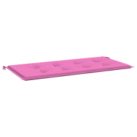Produktbild för Stolskudde Enfärgad Rosa 120 x 50 x 3 cm Oxford Tyg