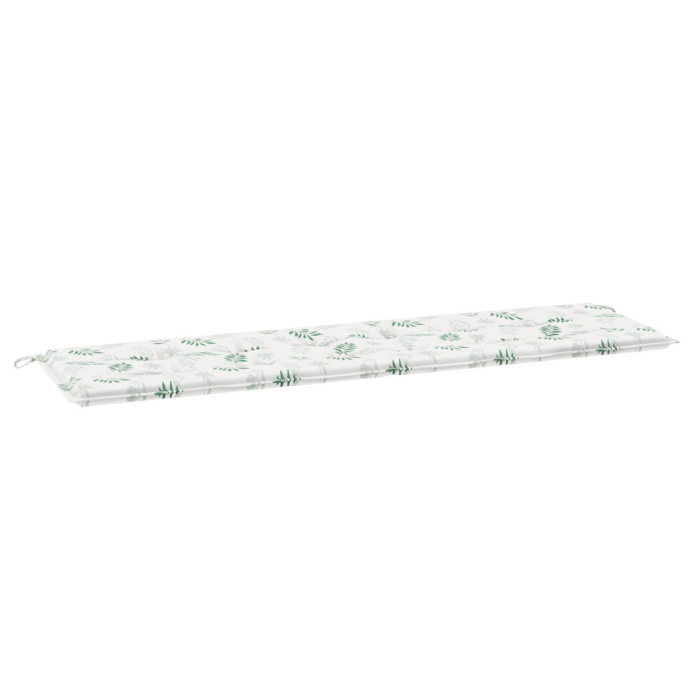 Produktbild för Bänk kudde Löv Bladdesign 150 x 50 x 3 cm Oxford Tyg