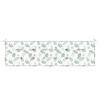 Produktbild för Bänk kudde Löv Bladdesign 150 x 50 x 3 cm Oxford Tyg