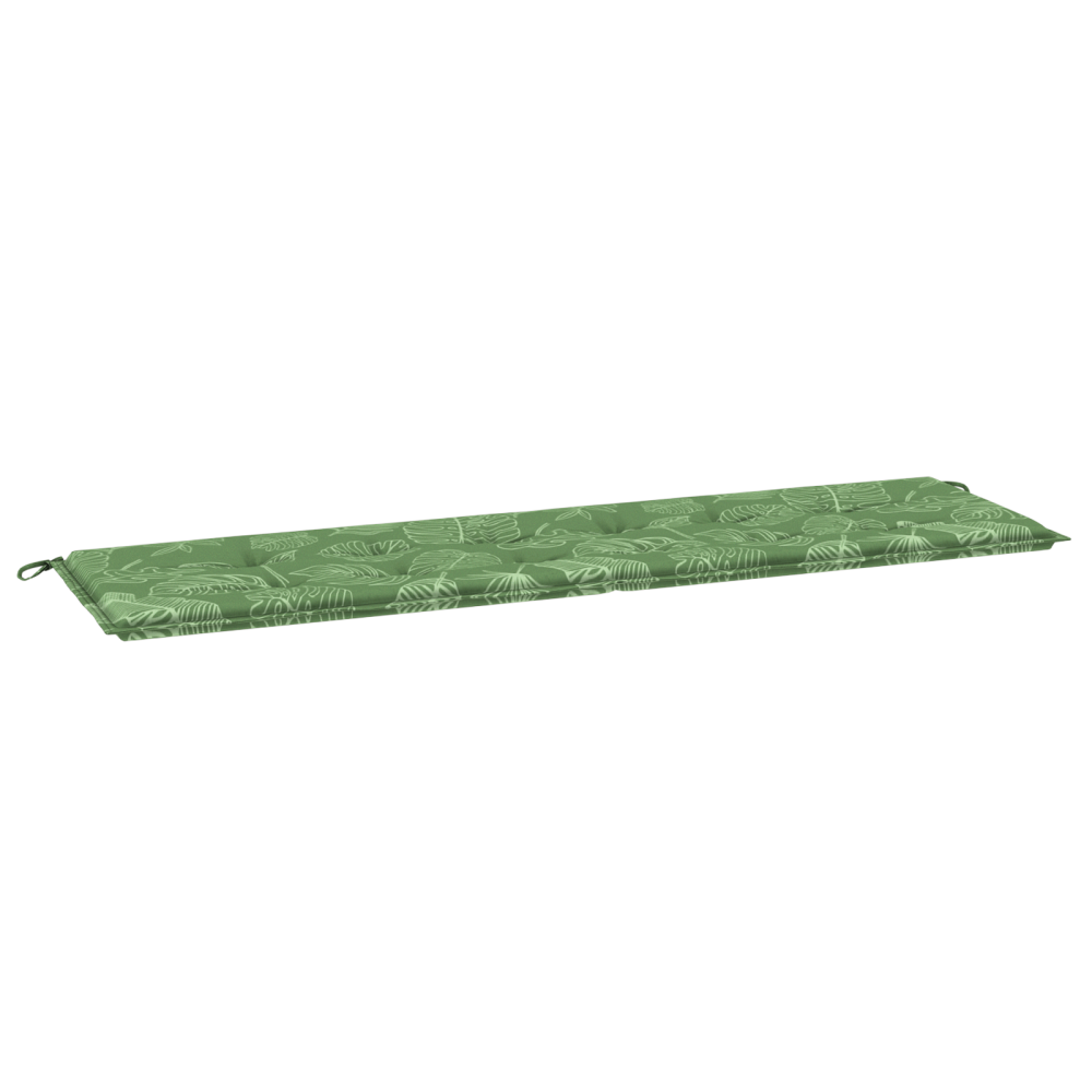 Produktbild för Bänk kudde Löv Bladdesign 150 x 50 x 3 cm Oxford Tyg