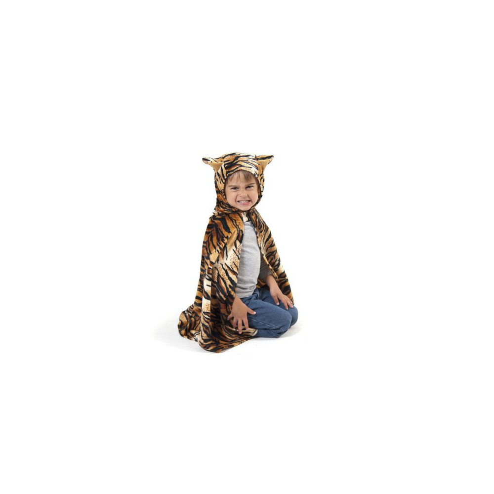 Produktbild för Maskerraddräkt Tiger 3-8år
